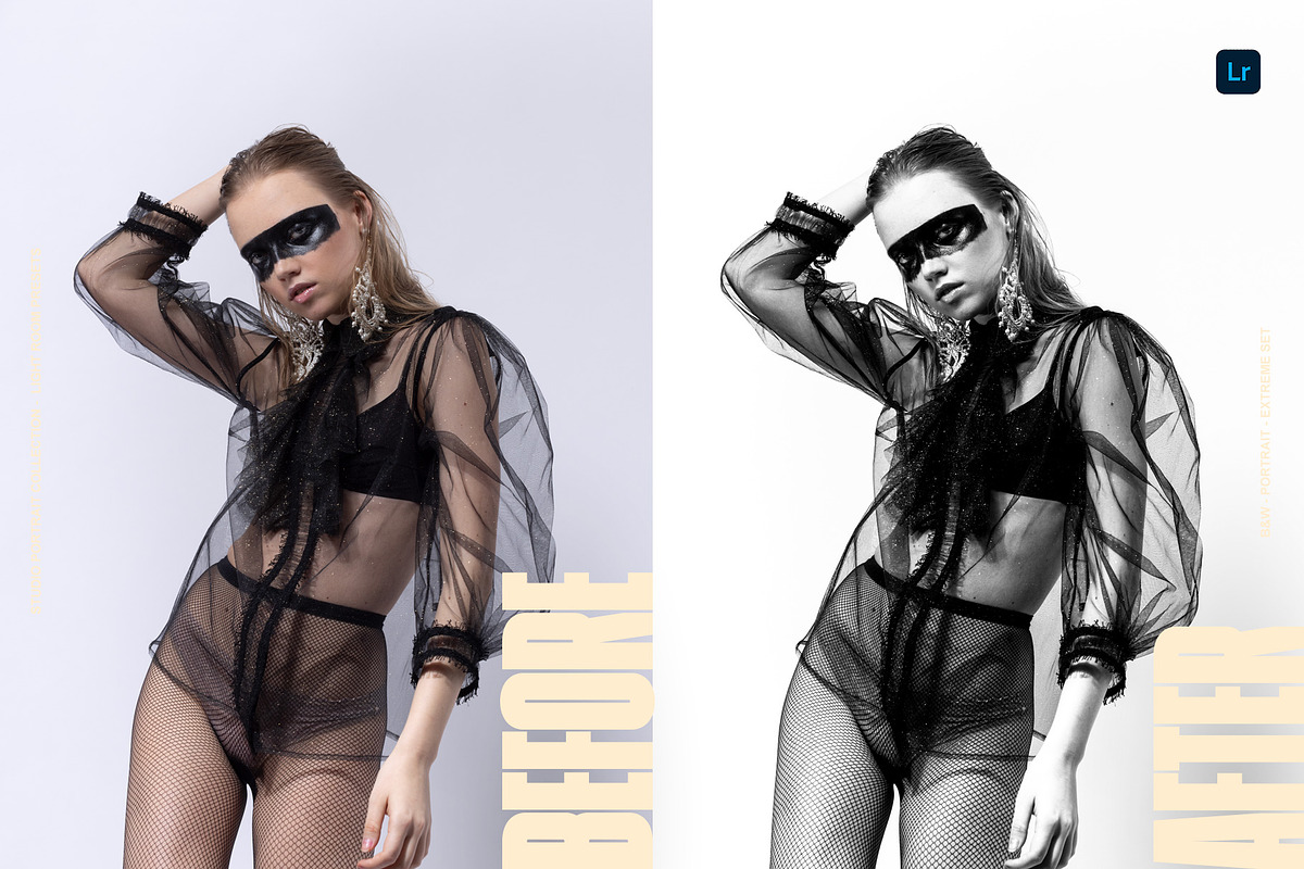 B&W Classic Portrait LR Presets, a Preset Add-On by Lumière Noire Studio (Photo 5 of 8)