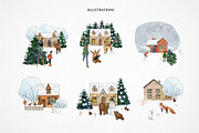 Watercolor winter wonderland bundle!, a Person Illustration by LyubovZaytseva (Thumbnail 8 of 26)