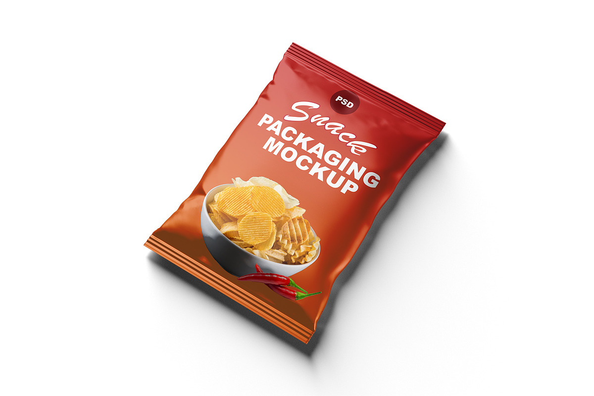 Snack Packaging Mockup, a Product Mockup by Mockupfit (Photo 7 of 9)