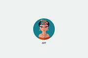 Bookstore subjects, flat icons, an Illustration by Marish (Thumbnail 2 of 4)