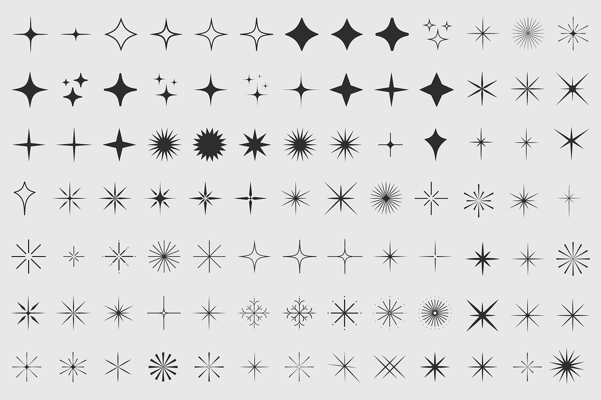 Y2K VECTOR SHAPES COLLECTION, a Pattern Graphic by craftlove (Photo 10 of 14)