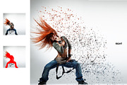 Broken Dispersion Photoshop Action preview 5