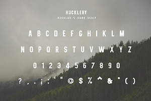 Huckleby Vintage Sans Serif Family