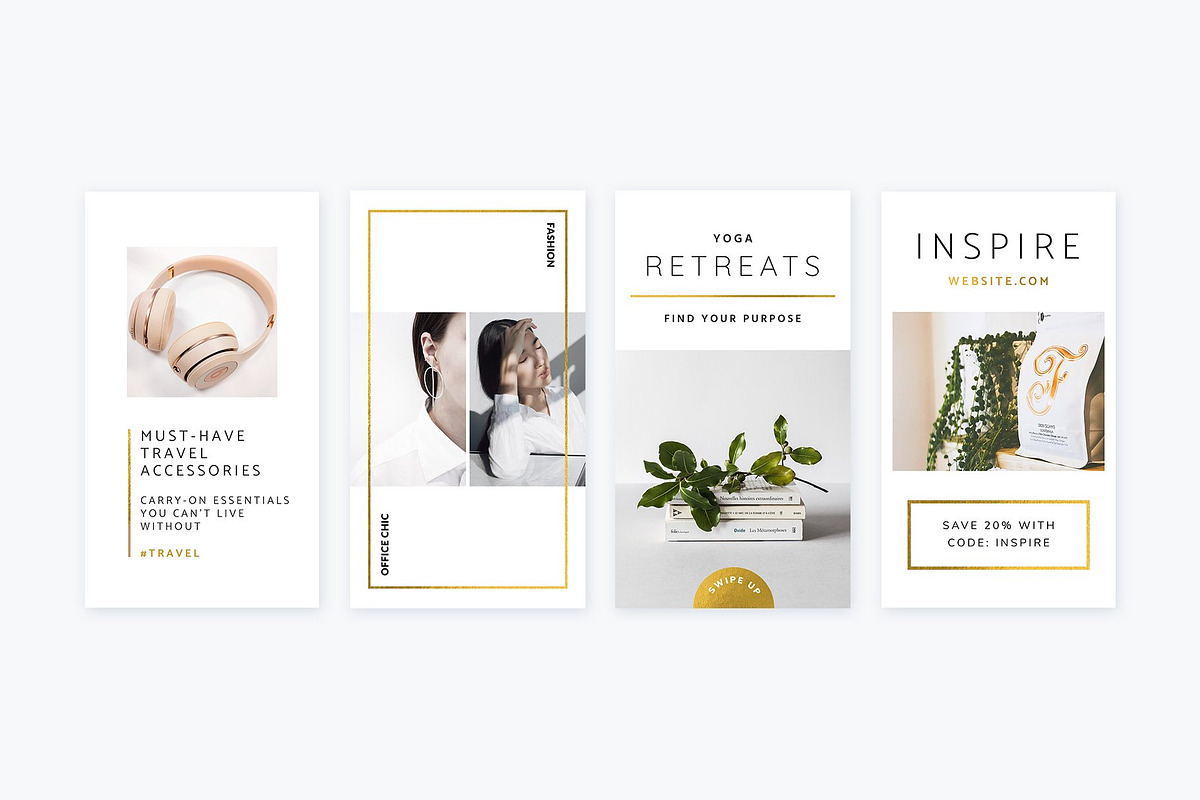 Instagram Stories Gold | CANVA, a Social Media Template by Poego Social (Photo 10 of 12)