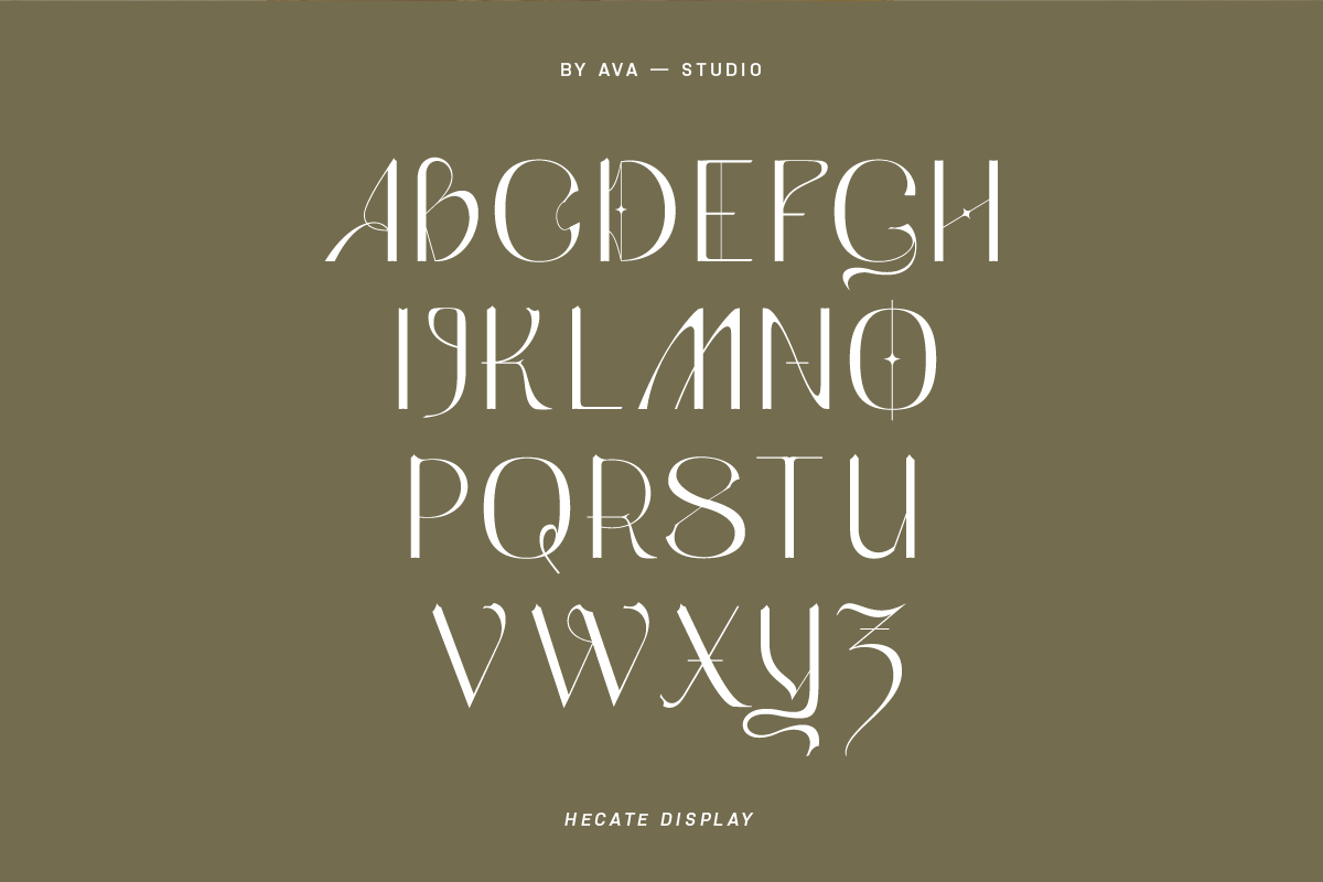 Hecate Sans Display, a Sans Serif Font by BY AVA — studio (Photo 4 of 8)