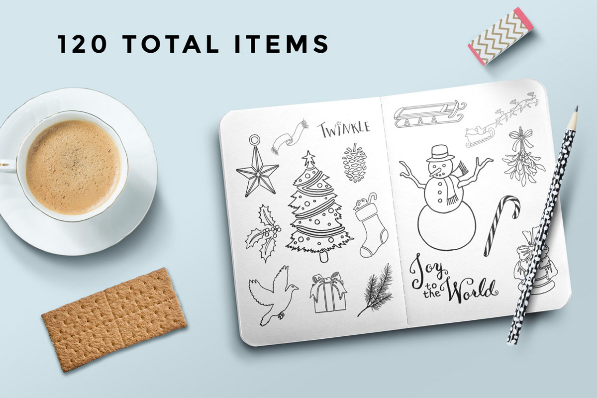 Winter and Christmas Vectors Vol 1, an Object Graphic by Design Panoply (Photo 2 of 6)