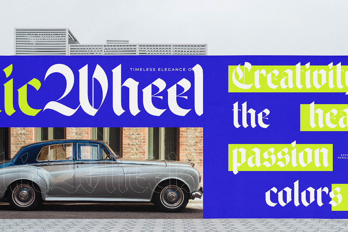 Wilfred Knights Modern Blackletter, a Blackletter Font by timelesstype.co (Photo 4 of 20)