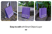 15 Outdoor Paper Bag Mockup Bundle, a Merchandise Mockup by Usethis Mockup (Thumbnail 3 of 5)