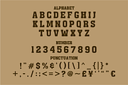 Black Slab Font - Vintage Style, a Slab Serif Font by KiddoGlyphs Studio (Thumbnail 4 of 5)