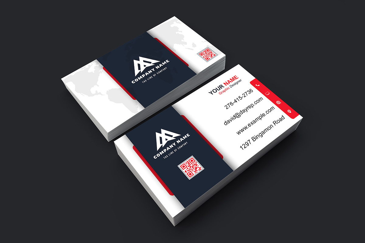 Clean PSD Business Card Template preview 4