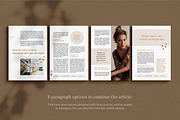 eBook / CANVA, INDD / Kayla, a Magazine Template by Mirazz (Thumbnail 13 of 17)