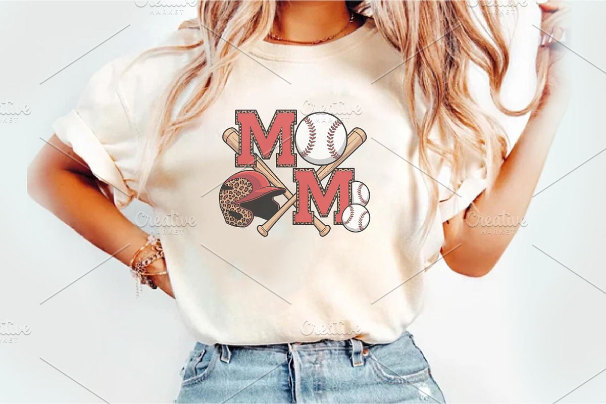 Baseball Mom, Baseball Clipart, an Illustration by Watercolor design (Photo 1 of 6)