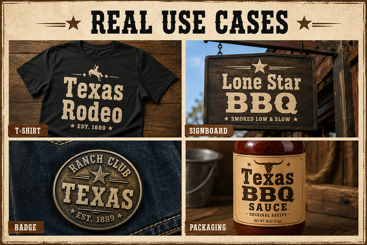 Texas Pride, a Serif Font by Wow Magic (Photo 4 of 9)