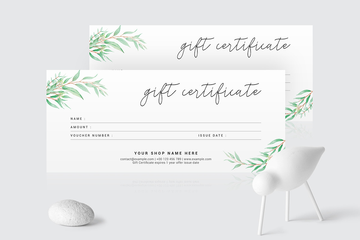 Gift Certificate, a Card Template by Amit Debnath (Photo 4 of 6)