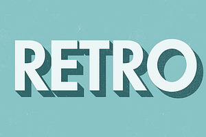 10 Retro Text Effect Actions