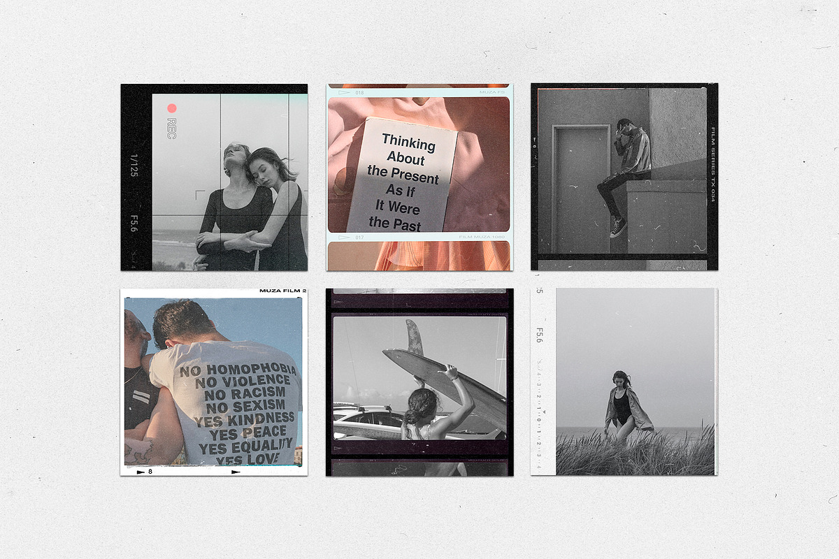 120 + Film Frames & Instant Template, a Social Media Template by The Muza (Photo 5 of 11)
