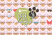 Deer Emojis, an Emoji Icon by NatBurger (Thumbnail 1 of 4)