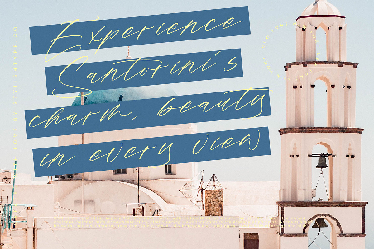 Romstand Bluelife Modern Script Font, a Script Font by stylishtype.co (Photo 7 of 20)
