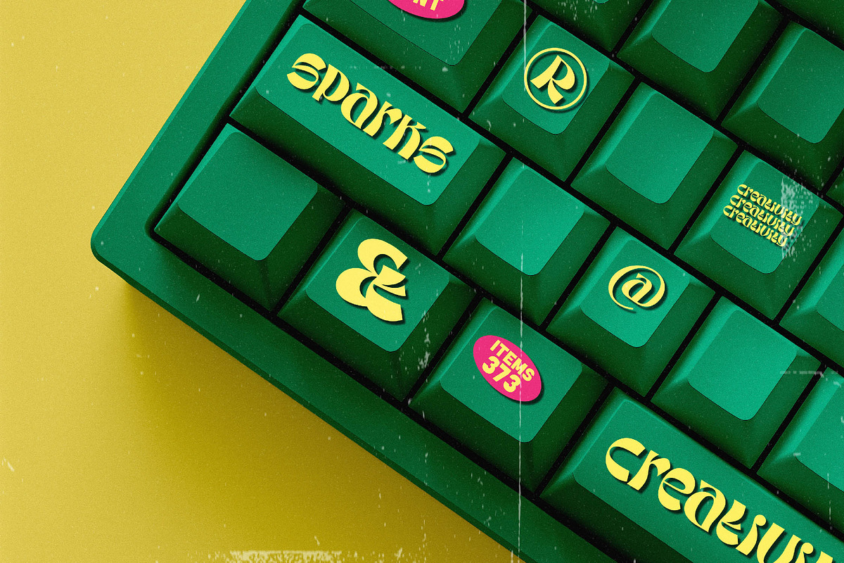 Bright Screen Retro Display Font, a Sans Serif Font by timelesstype.co (Photo 5 of 15)