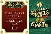 Blazter, a Serif Font by Burntilldead (Thumbnail 8 of 11)