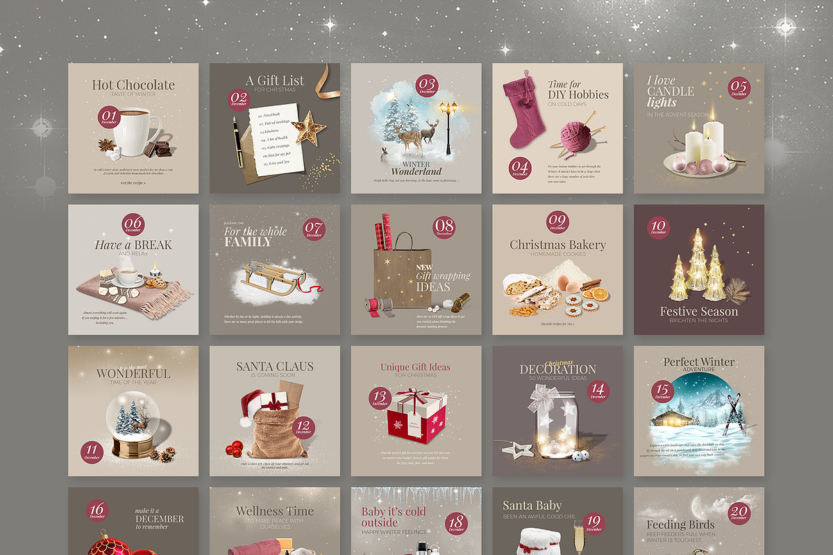 Advent Calendar Instagram, a Social Media Template by Imagination Area (Photo 4 of 5)