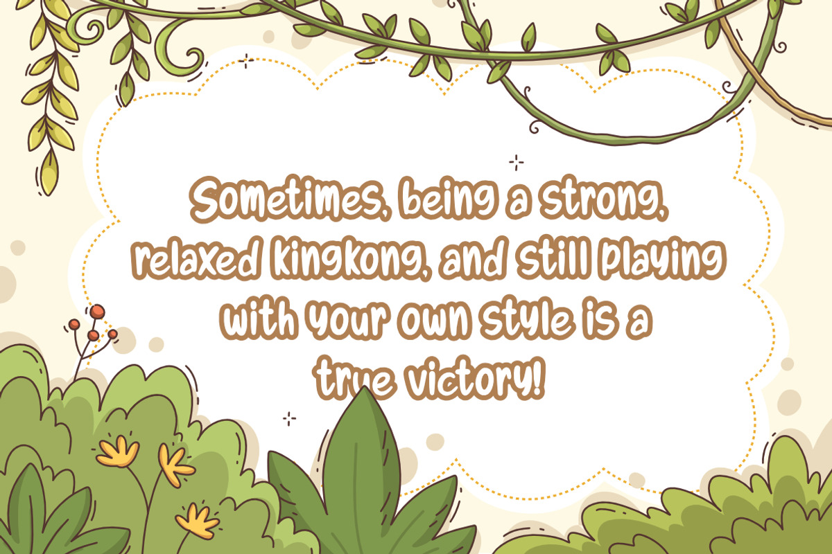 Playkong a Playful Font, a Handwritten Font by Bayuktx (Photo 3 of 11)