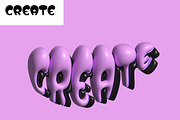 3D Text Effect Design, a Layer Style Add-On by CreativeShaper (Thumbnail 2 of 2)