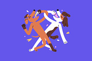 Party animals celebrate holiday set, an Animal Illustration by PaperTrident (Thumbnail 15 of 22)