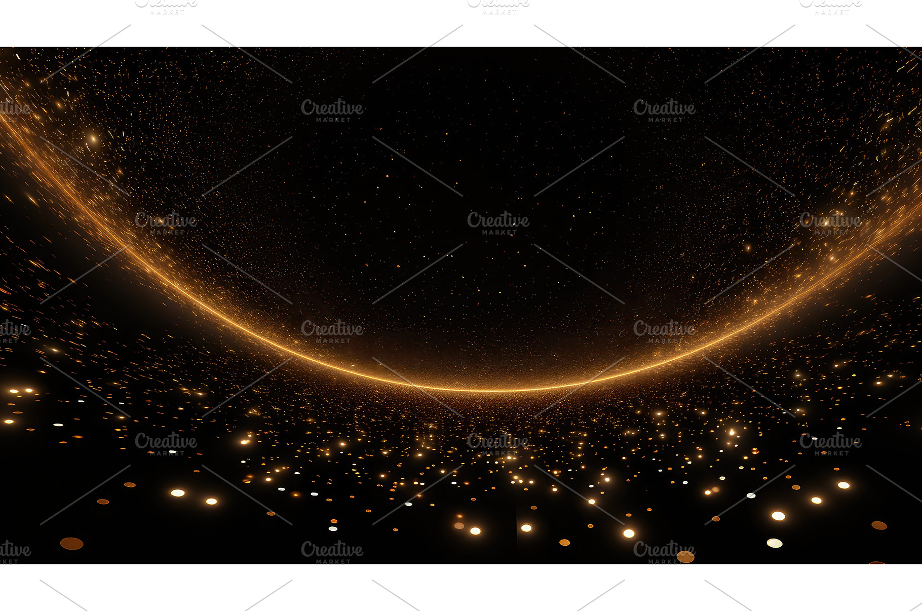 glitter black and gold lights, a Background Photo by pikepicture