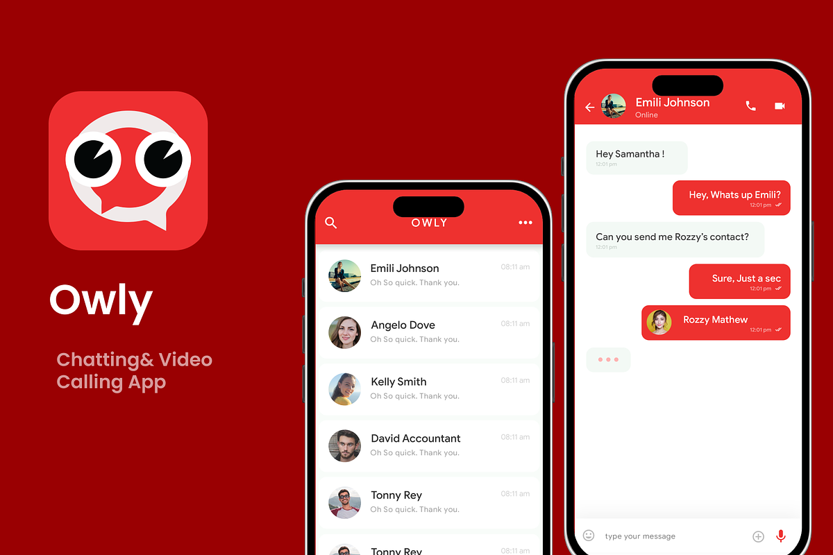 Modern Chatting App | Owly