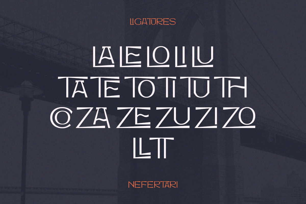 Nefertari Brand new Display Font, a Handwritten Font by Letterhend Studio (Photo 5 of 9)