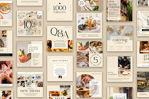 Restaurant Social Media Templates