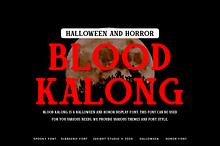 Blood Kalong - Halloween Horror Font