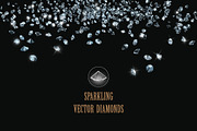 Vector diamonds collection, an Object Graphic by Digithings (Thumbnail 1 of 4)