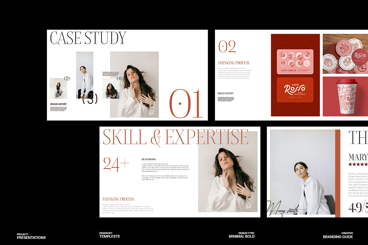 Simple Portfolio Template, a Presentation Template by Templeste (Photo 2 of 5)