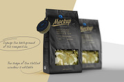 Black Paper Bag With Window Mock-up, a Packaging Mockup by Reformer Mockup (Thumbnail 5 of 7)