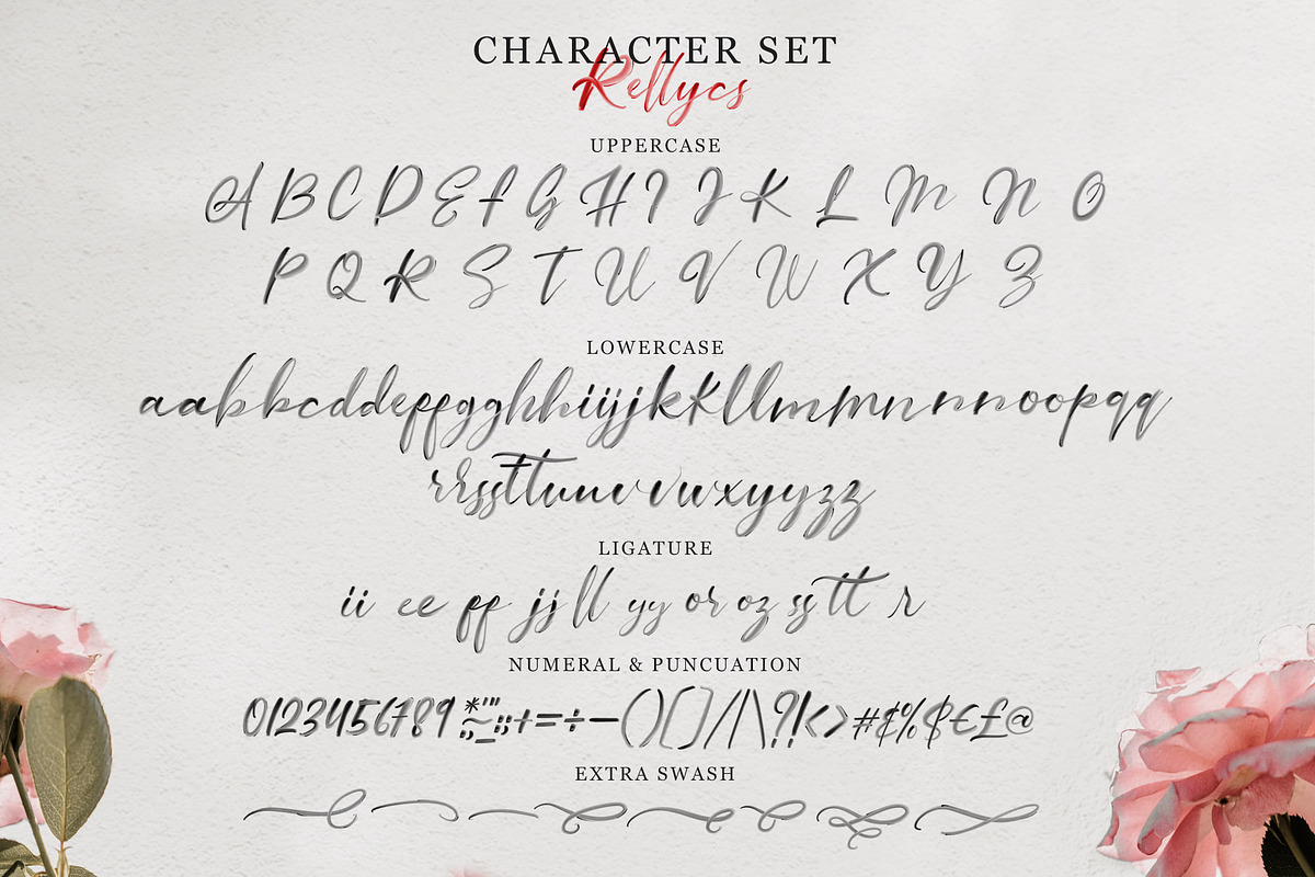 Rellycs OpenType SVG, a Script Font by Typenations (Photo 9 of 10)
