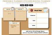 back to school PNG planner stickers, a Design Template by hanacrochetdesign (Thumbnail 3 of 11)