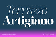Glagter Stencil - Family Font, a Serif Font by Rastype (Thumbnail 12 of 15)