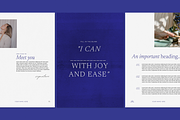 Indigo eBook Canva Templates, a Templates & Theme by Regent Parkette (Thumbnail 2 of 5)