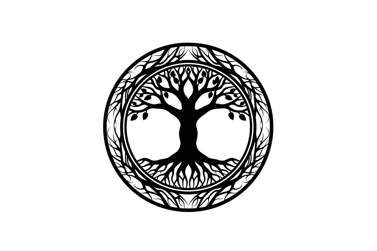 Tree of Life Circle Frame Bundle, an Illustration by Gaye Art (Photo 31 of 51)