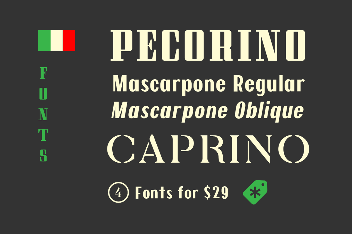 Trattoria Font Collection preview 5