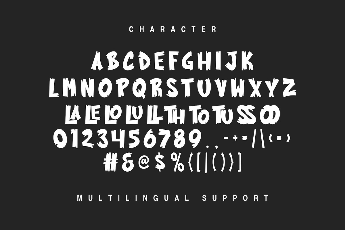 Toolap Scary Display Font, a Handwritten Font by Maulana Creative (Photo 7 of 7)
