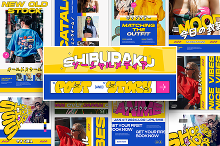 Shiburaku - Instagram Template, a Social Media Template by Sixtysix Labs
