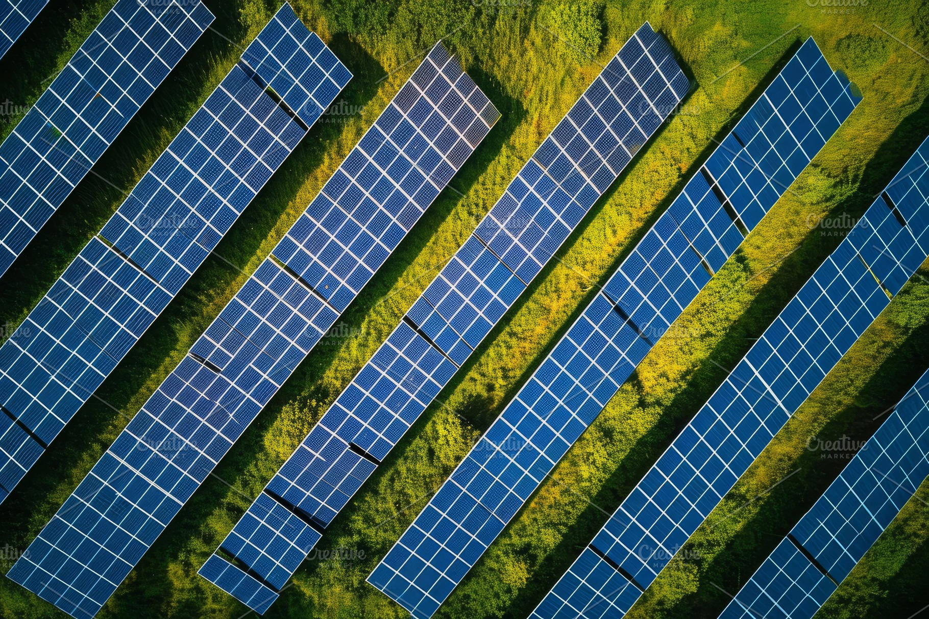 Several solar panels are positioned, a Photo by Iftikhar Alam