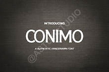 Conimo | Elegant High-Contrast Displ