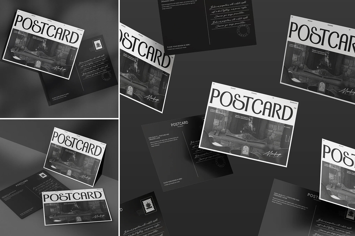 Postcard Mockup, an Advertising Mockup by Brand Earth (Photo 1 of 4)