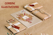 Winter holidays. Christmas pattern, a Pattern Graphic by Lineli (Thumbnail 3 of 15)