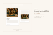 Neurodivergent Child Illustrations, a Person Illustration by LanternkinStudio (Thumbnail 4 of 13)
