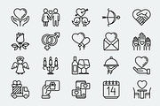 Valentine’s Day Pixel Perfect Icons, an Outline Icon by Alex Blogoodf (Thumbnail 4 of 10)